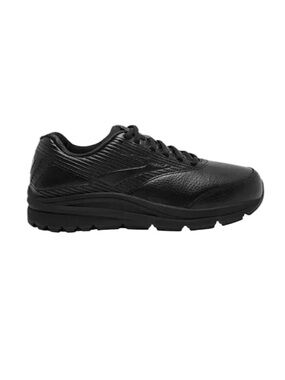 BROOKS ADDICTION WALKER V2 Black Leather Shoes 110318072 Men Size 12 B Narrow